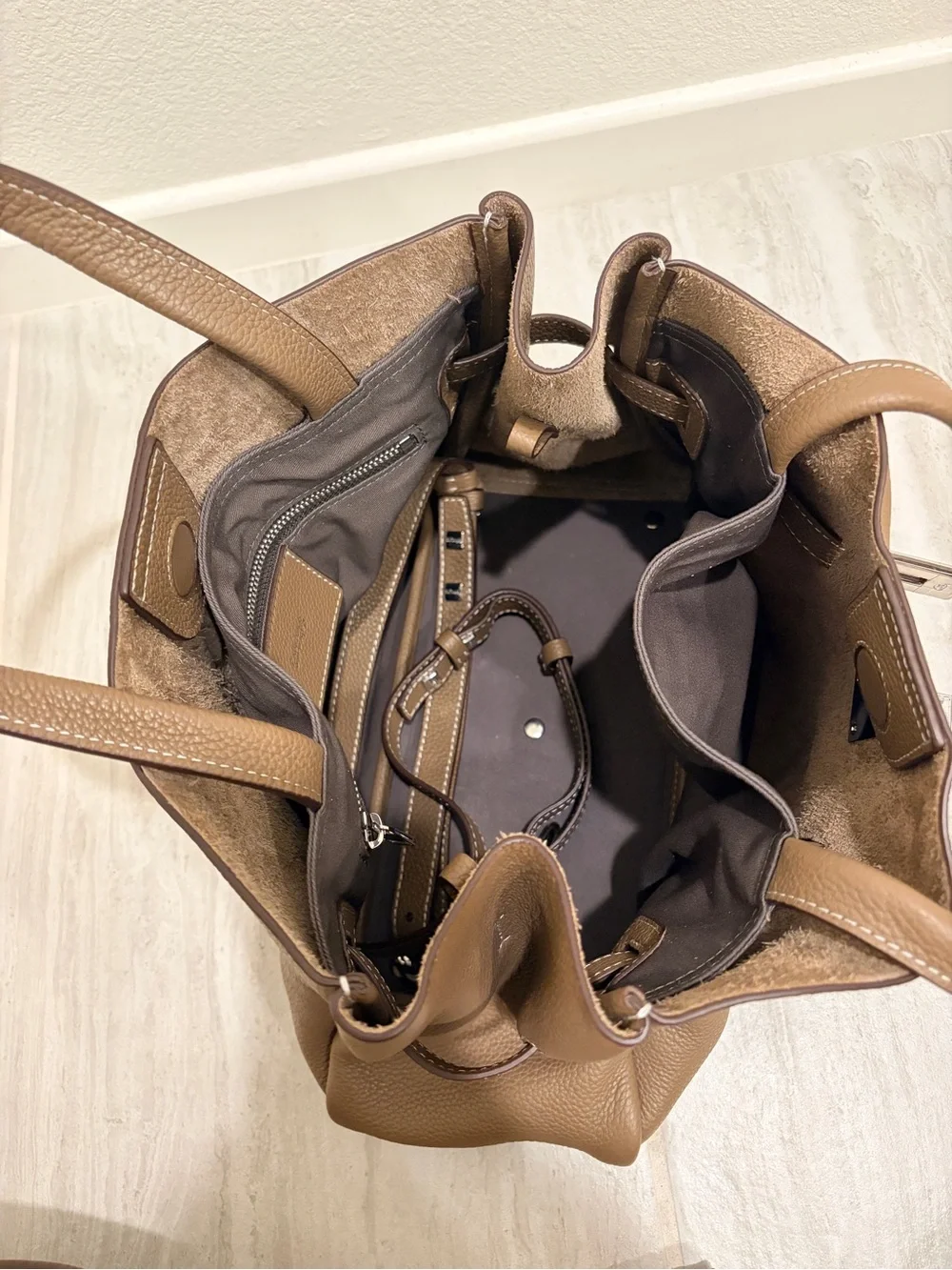 SAOIRSE Belt Soft Structural Shoulder Tote Small
